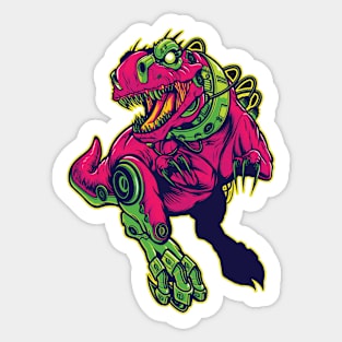 Big angry dinosaur Sticker